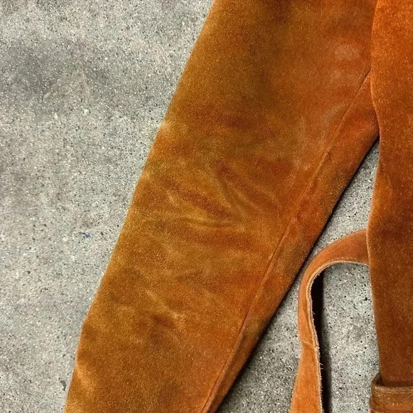 VINTAGE | Sears Suede Jacket With Belt  Small - Picture 5 of 9